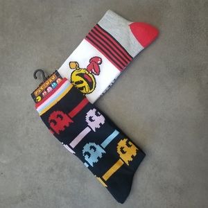 Bandi Namco Pac-Mac socks one size (bundle 10 packs of 2 each)